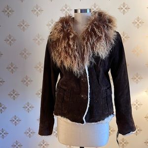 Pasha & Jo New York suede jacket. Size large.